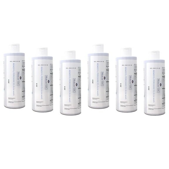 Medcore Benzoyl Peroxide 5% Acne Wash, 8 Ounce 6 Pack