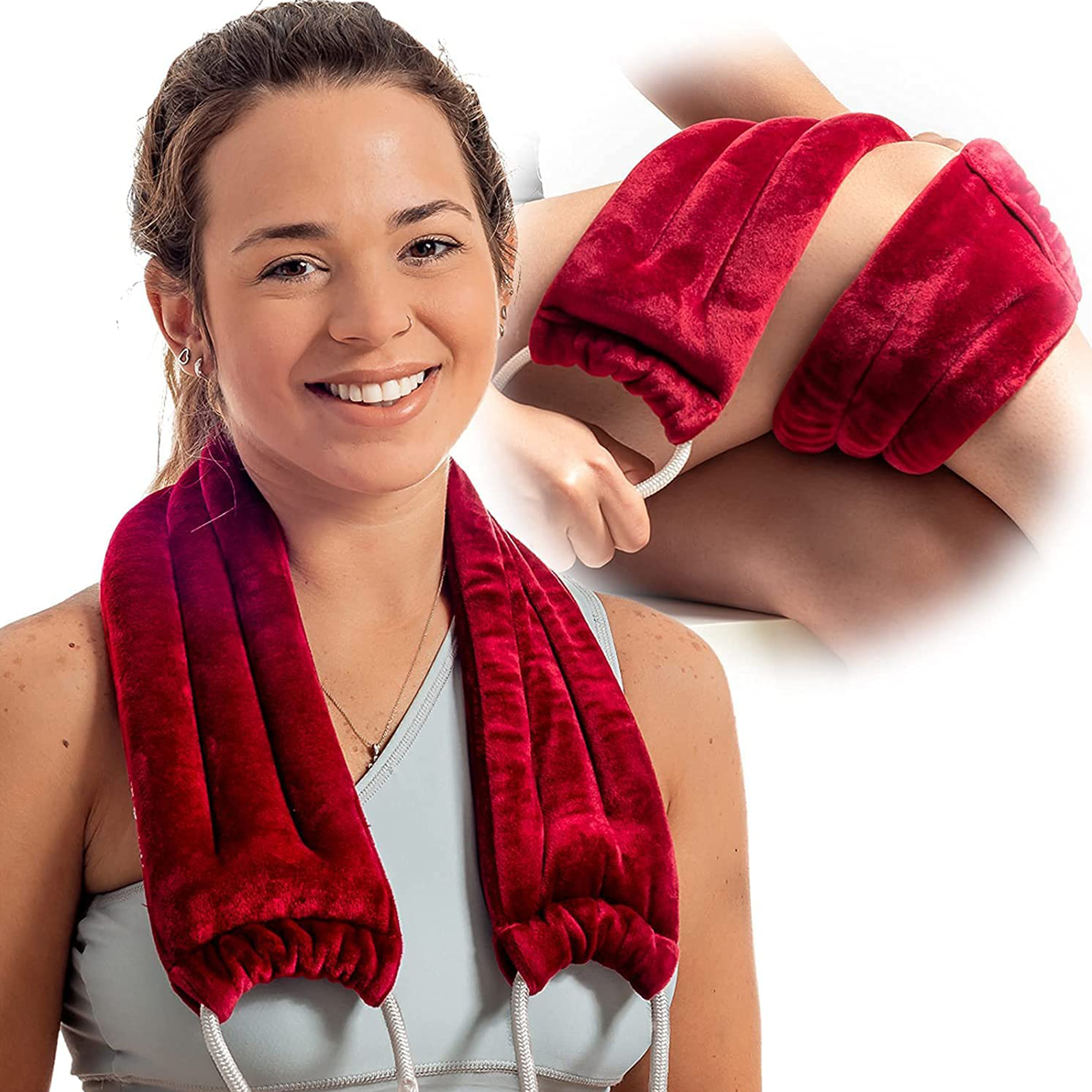 Medcosa Microwavable Heating Pad for Neck Pain Relief, Stress & Sore