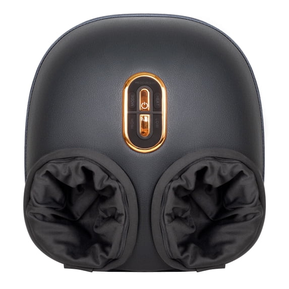 Medcursor Shiatsu Foot Massager Machine with Soothing Heat, Deep Kneading Therapy, Air Compression(Black)