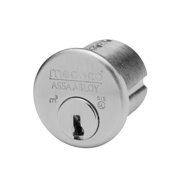 Medeco Security Locks 100500-P-26-43S-Z01-6A8 M4 Bi Mortise Cylinder with Straight Cam - Uncombinated