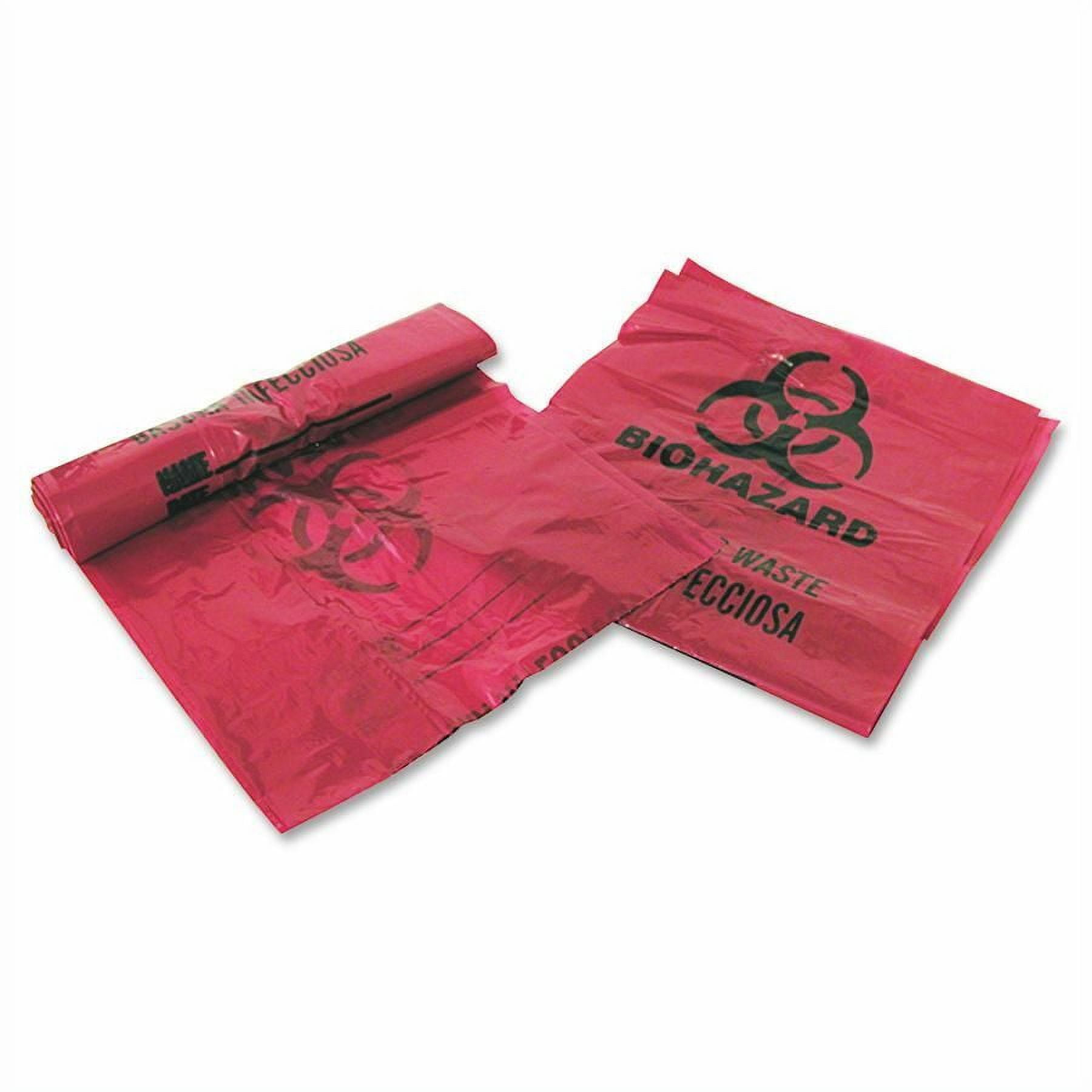 Medegen MHMS Infectious Waste Red Disposal Bags - 3 gal Capacity - 14 Medegen MHMS Infectious Waste Red Disposal Bags - 3 gal Capacity - 14