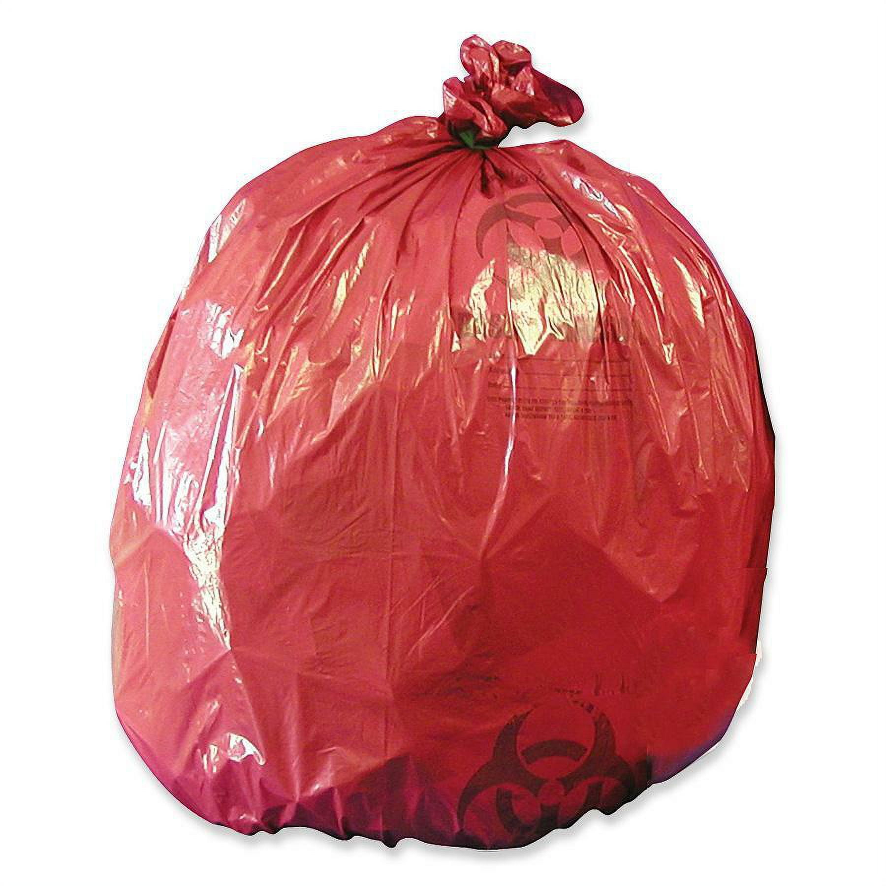 Medegen MHMS Red Biohazard Infectious Waste Liners - 7 to 10 gallons - 24 Medegen MHMS Red Biohazard Infectious Waste Liners - 7 to 10 gallons - 24