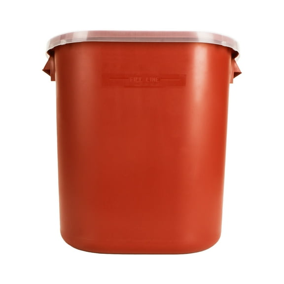 Medegen Medical, 8 Gallon, Sharps Container, Red, 10/Case