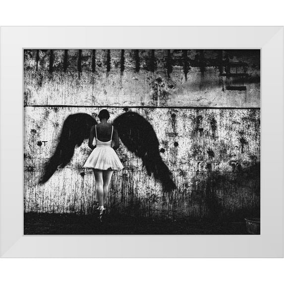 Medeiros, Paulo 24x20 White Modern Wood Framed Museum Art Print Titled - N/T