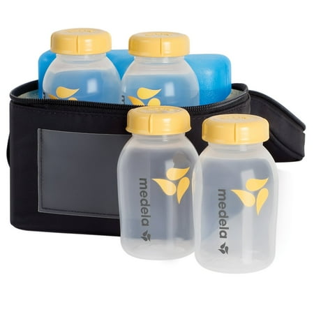 Medela Breastmilk Cooler Set with Bonus Quick Clean Soap, 6 Fl oz