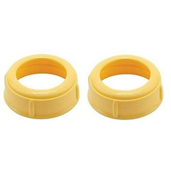 Medela Bottle Nipple Collars Rings New! For Slow or Medium Flow Wide Base (2 Collars)