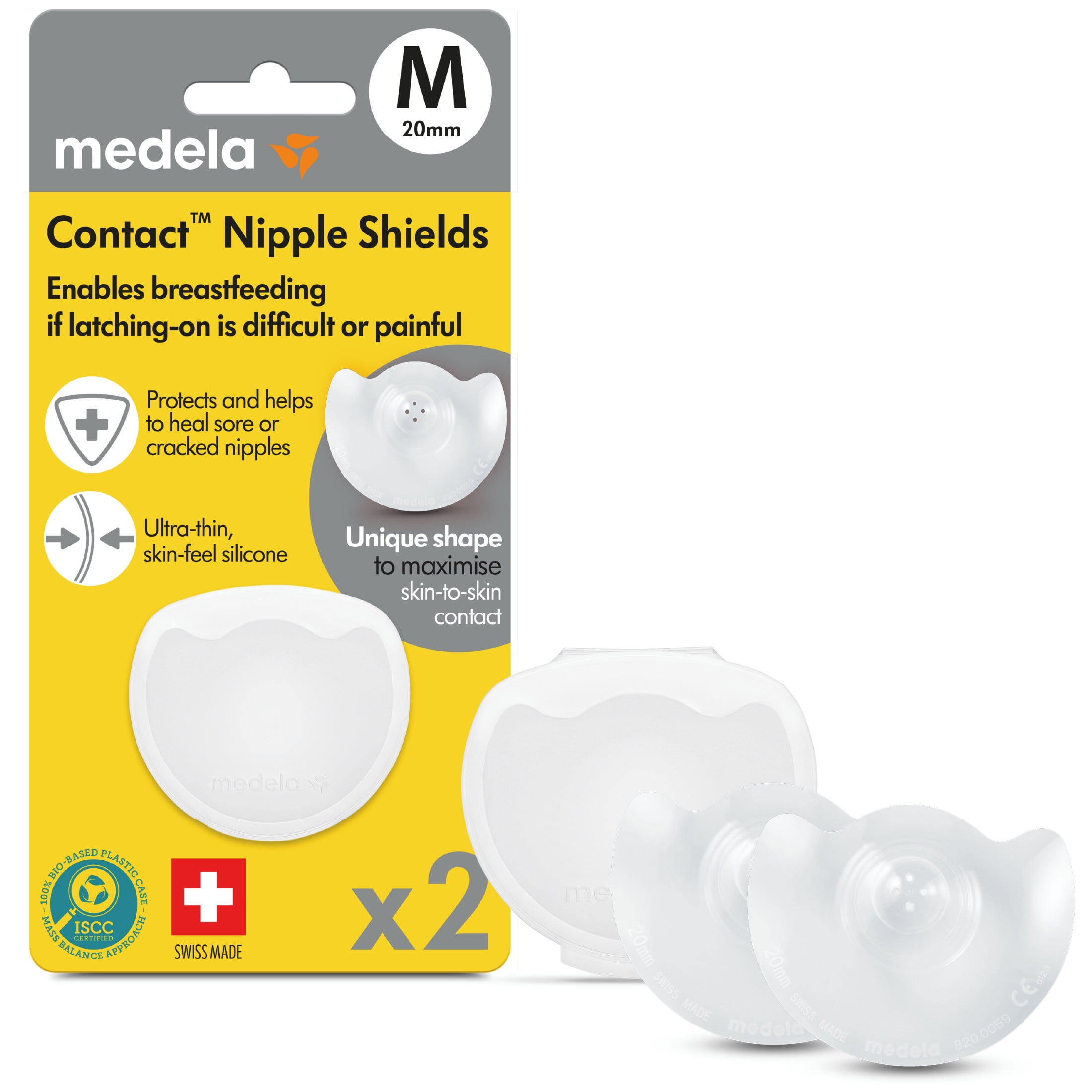 Medela Contact Nipple Shields 20mm with Carrying Case Walmart