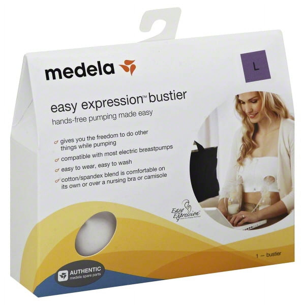 Medela Easy Expression Bustier S - Scratching Bra, white