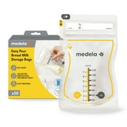 Medela Easy Pour Disposable Breast Milk Storage Bags, 7oz/210ml, 50ct