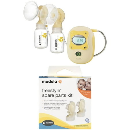 Medela Freestyle Double Electric Breast Pump with Bonus Spare Parts Kit
