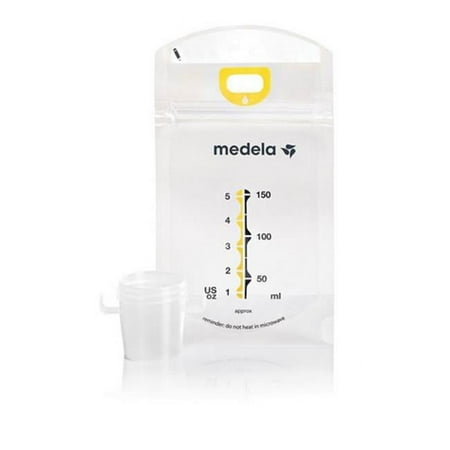 Medela MLA87233 Pump & Save Breastmilk Bags with Easy-Connect Adapter