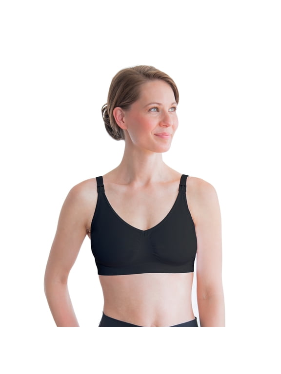 Maternity & Nursing Comfort Bra - Black, Small