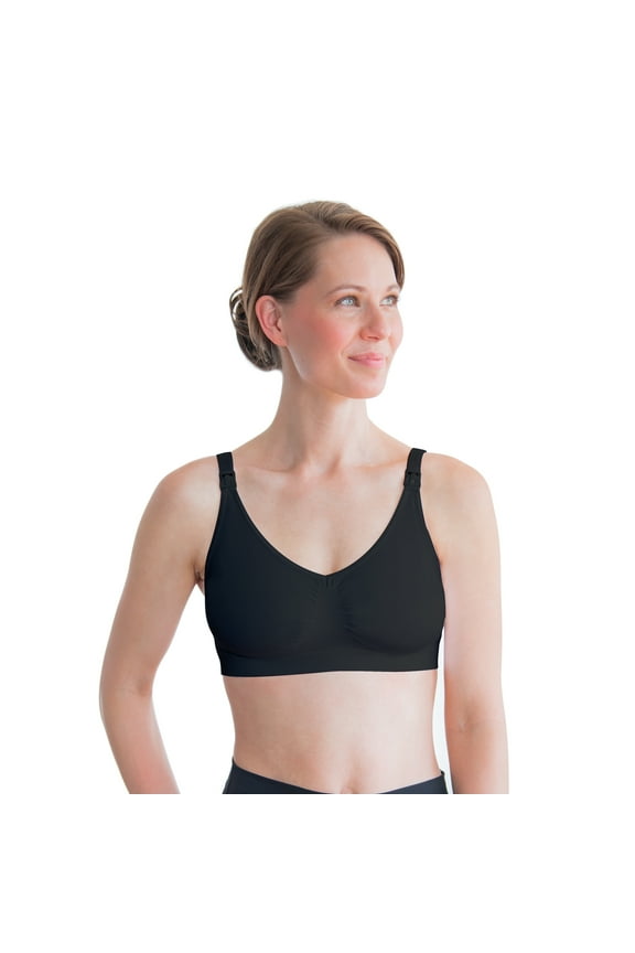 Maternity & Nursing Comfort Bra - Black, Small
