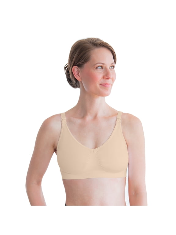 Maternity & Nursing Comfort Bra - Nude, X-Large
