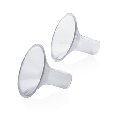Medela PersonalFit Breast Shields, 24mm, Clear, 87073, Set of 2