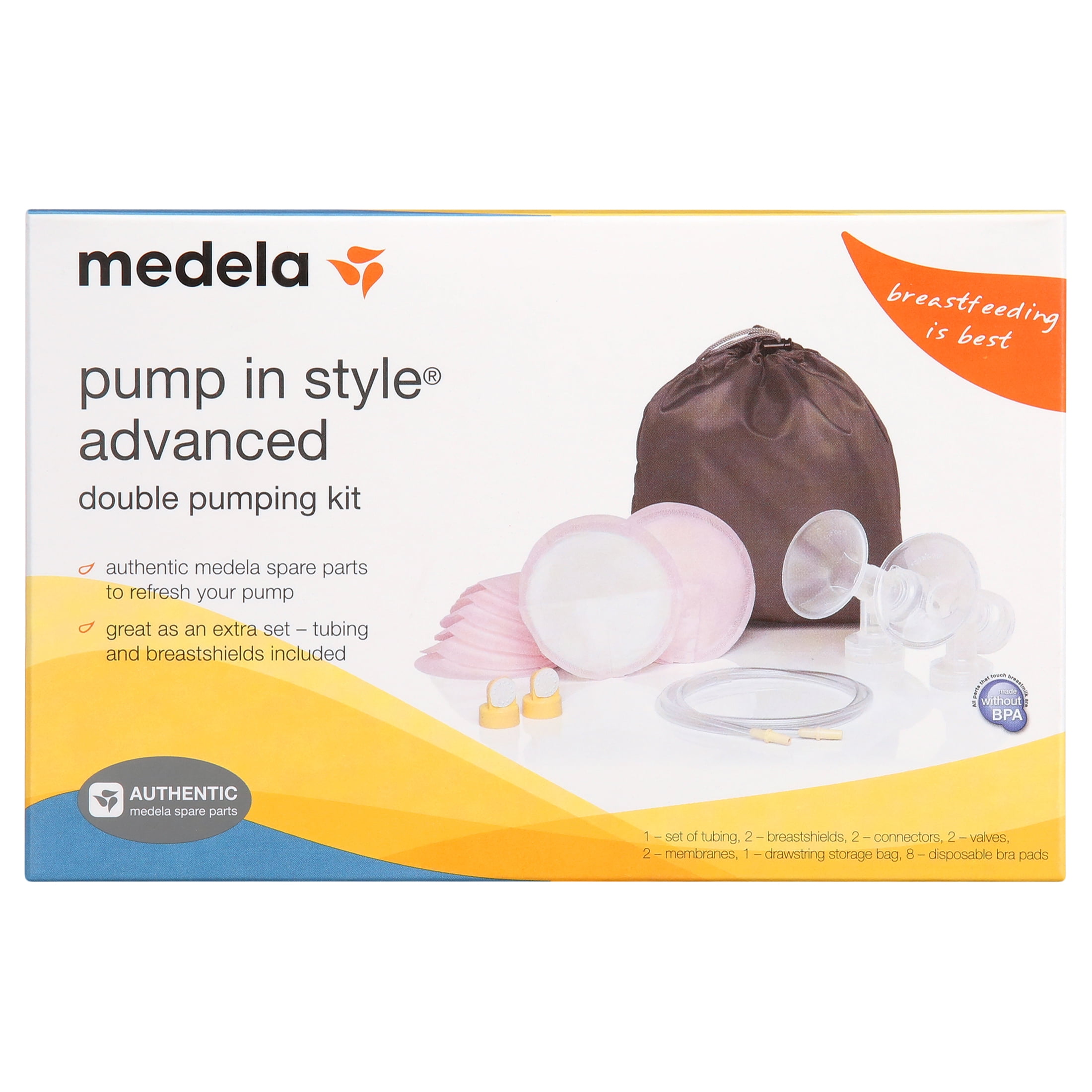 Elvie Pump Breast Pump Valve and Spout Kit, 2 Pack, Breastfeeding and Breast Pump Parts for Breast Milk Storage