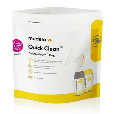 Medela Quick Clean Micro-Steam  Bags, 5-Pack