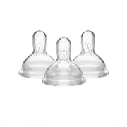 Medela Slow-Flow Wide Base Nipples (3-Pack)