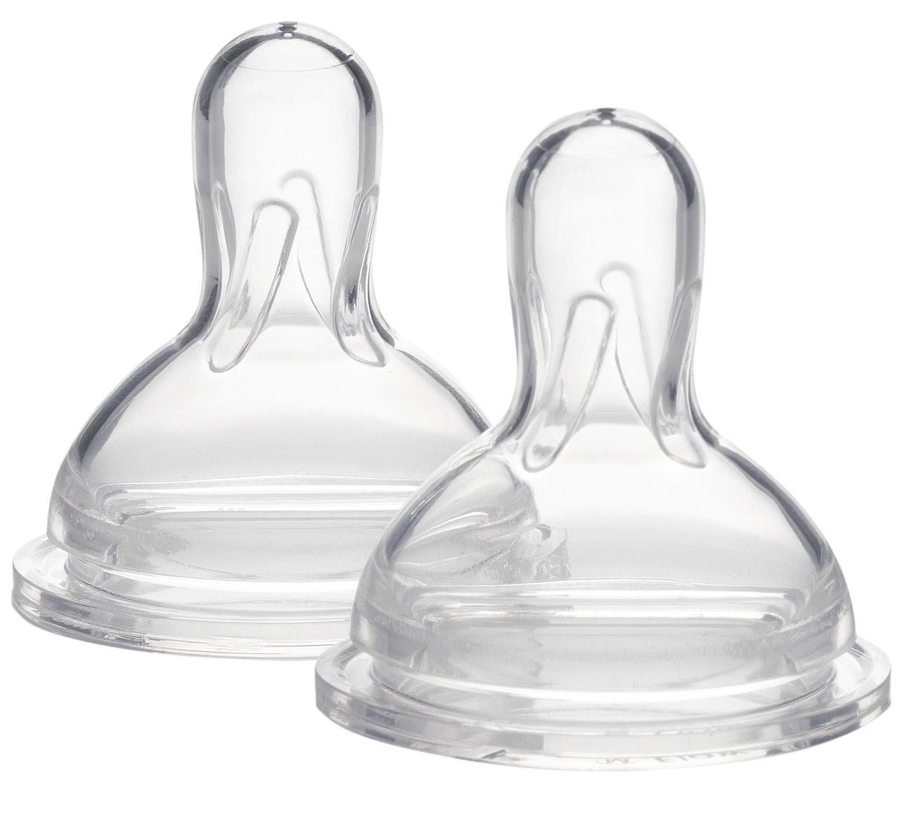 Medela 8 Oz Breastmilk Bottle Set WITH Six Medium-Flow Wide Base Nipples 