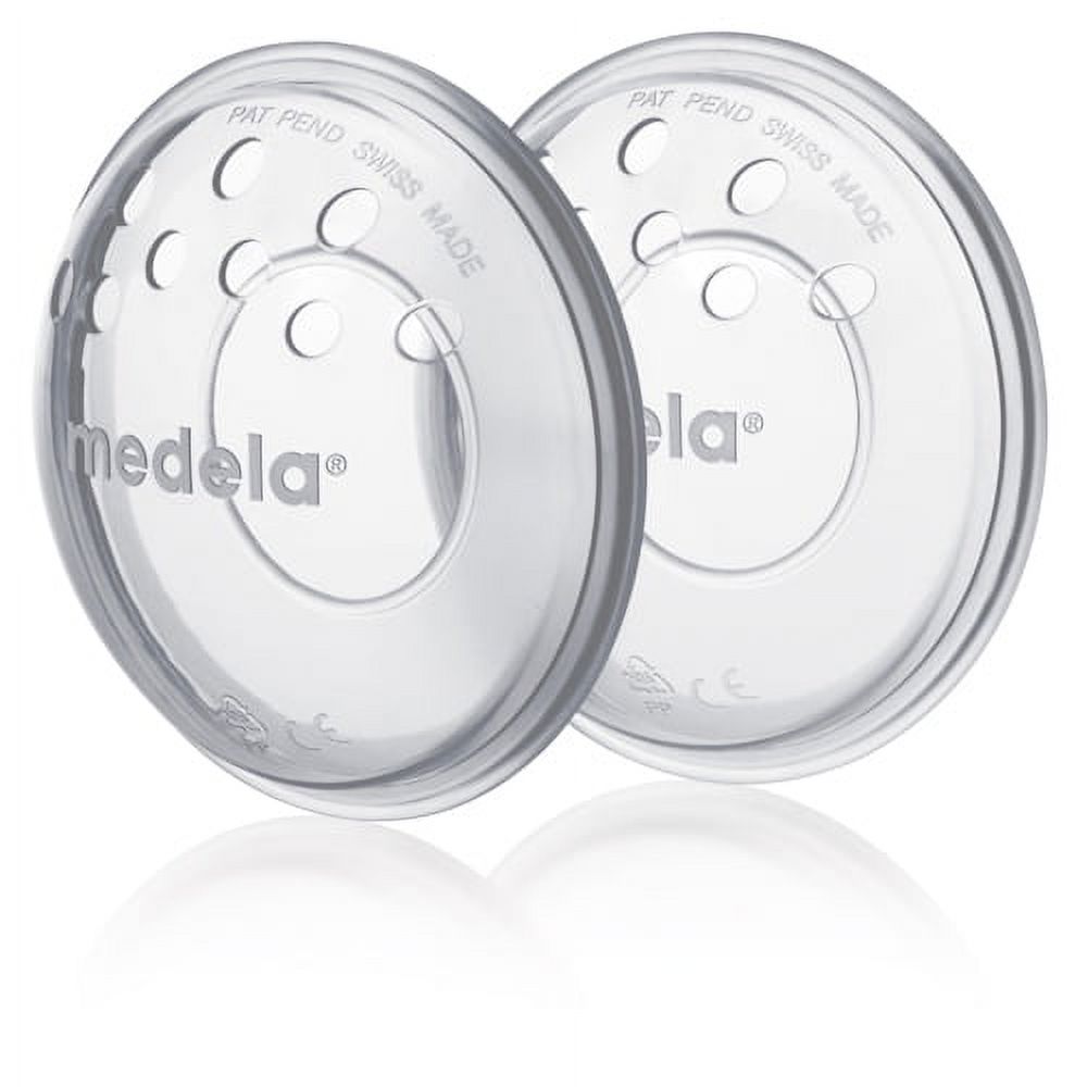 Medela SoftShells Sore Nipple Kit, Silicone, Clear, 80210, 8 Piece Set - image 1 of 5