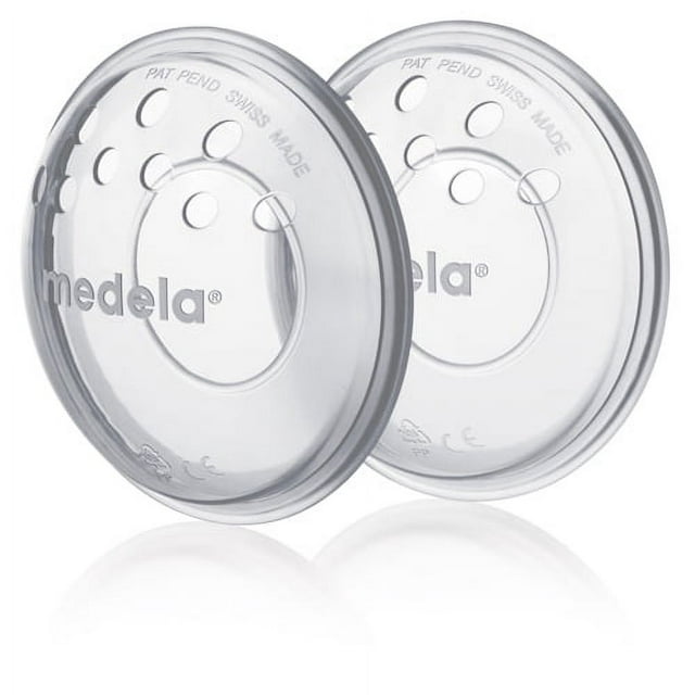 Medela SoftShells Sore Nipple Kit, Silicone, Clear, 80210, 8 Piece Set