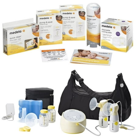 Medela Sonata Double Electric Smart Breast Pump and Accessory Starter Kit Bundle