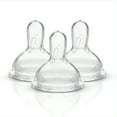 thumbnail image 1 of Medela Wide Base Medium-Flow Spare Nipples, 3-Pack, 1 of 5