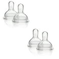 thumbnail image 1 of Medela Wide Base Nipple- Medium Flow (2 packs of 3), 1 of 4