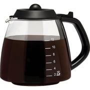 Medelco 6160808 12 Cup Cafe Brew Clear Glass Carafe