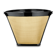 Permanent Coffee Filter, Reusable #4 Cone, Stainless Steel