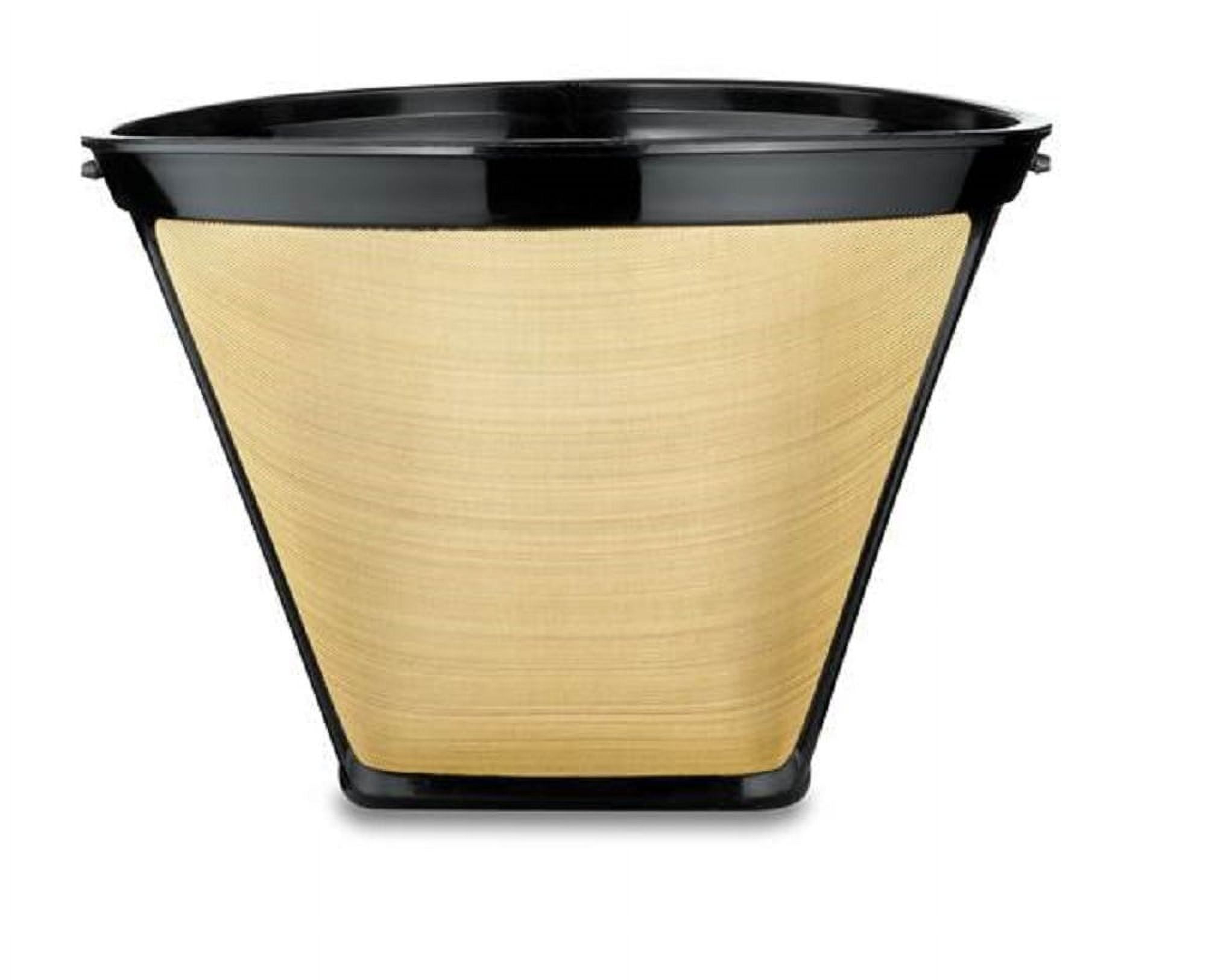 Medelco GF214CB Gold Tone Coffee Filter Permanent, Stainless Steel