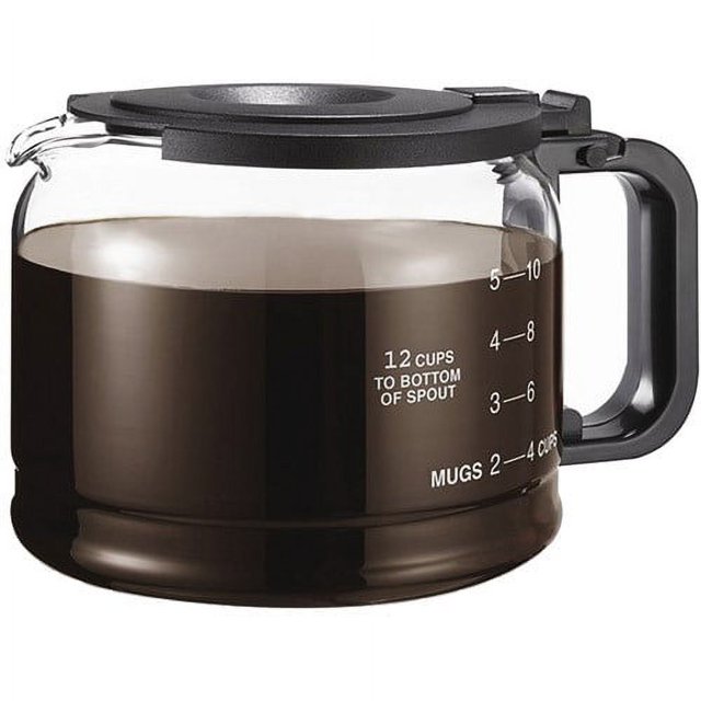 Medelco Glass 12 Cup Traditional Style Replacement Coffee Carafe