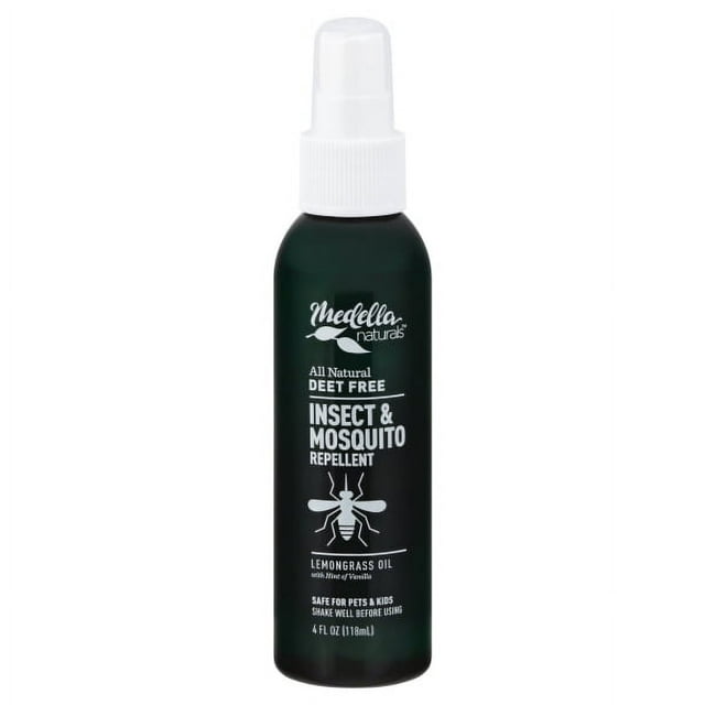 Medella Naturals All Natural DEET FREE Insect & Mosquito Repellent