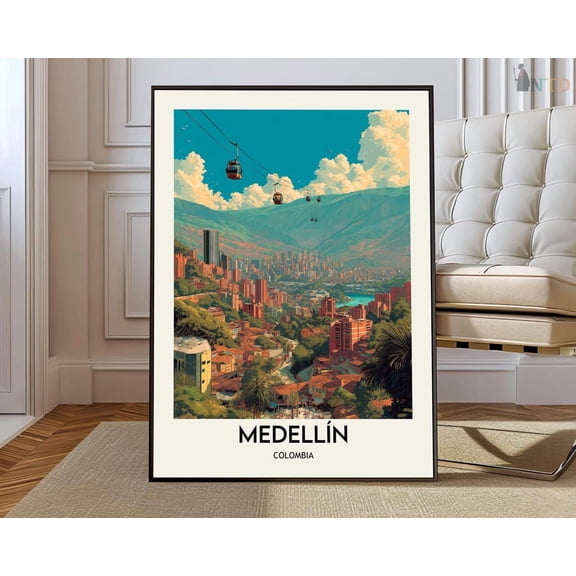 Medellin Colombia Poster Unframed Paper Print
