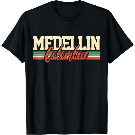 Medellin Colombia Travel Souvenir Retro Gift T-Shirt