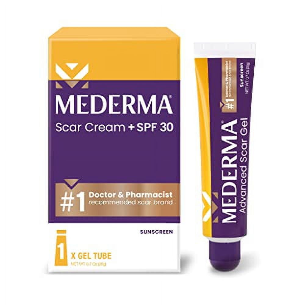 Mederma Advanced Scar Cream Plus SPF 30, 0.7 Ounce, 20 grams - Walmart.com