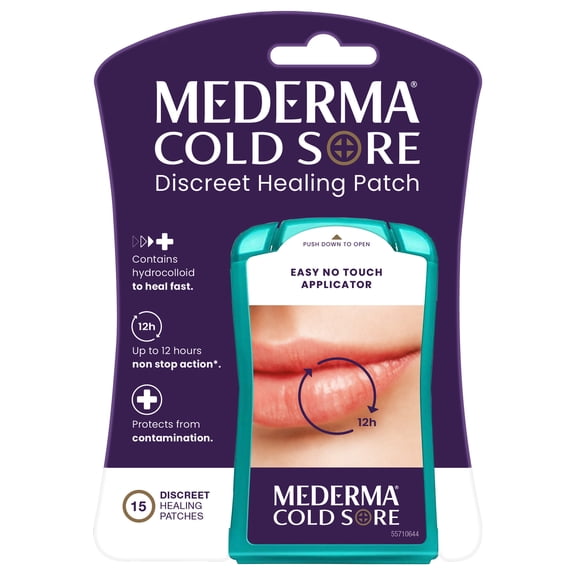 Mederma Cold Sore Discreet Healing Patch, 12 Hour Protection, 15 Count