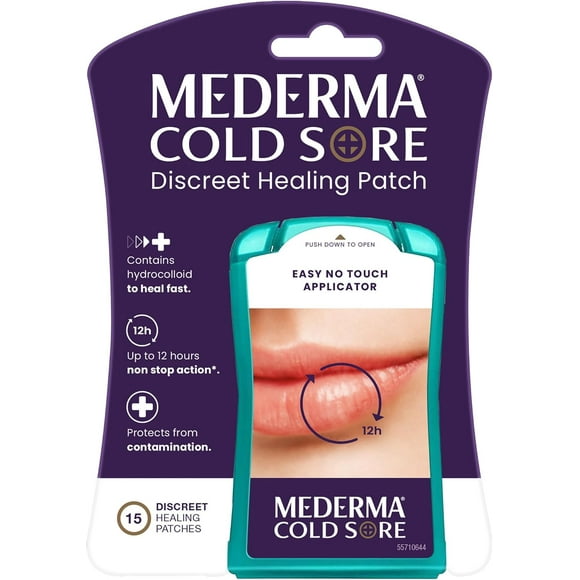 Mederma Cold Sore Discreet Healing Patch 15 Count, 1 Ea, 2 Pack