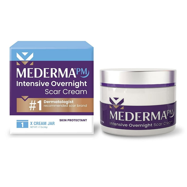 Mederma PM Intensive Overnight Scar Cream Works with Skin s