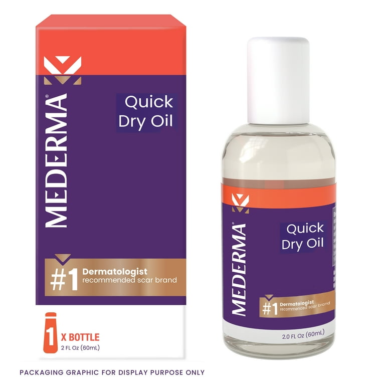 Mederma Quick Dry Oil, Scar and Stretch Mark Treatment, Fast