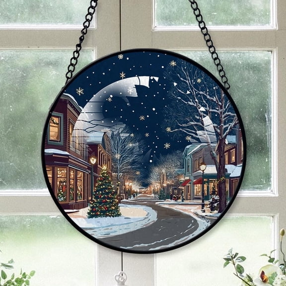 Medford City Oregon, Personalized Xmas Ornaments, Medford Ornaments 2025, Medford Gift, Stained Glass Suncatcher Gift for Travel Lover ctd3HS