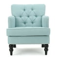 thumbnail image 1 of Medford Fabric Club Chair, Light Blue, 1 of 8