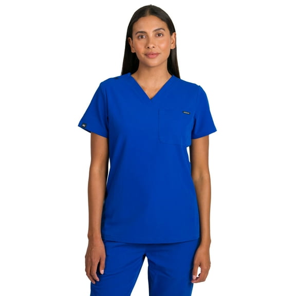 Medgear Camilla Women's Slim Scrubs Top with One Pocket