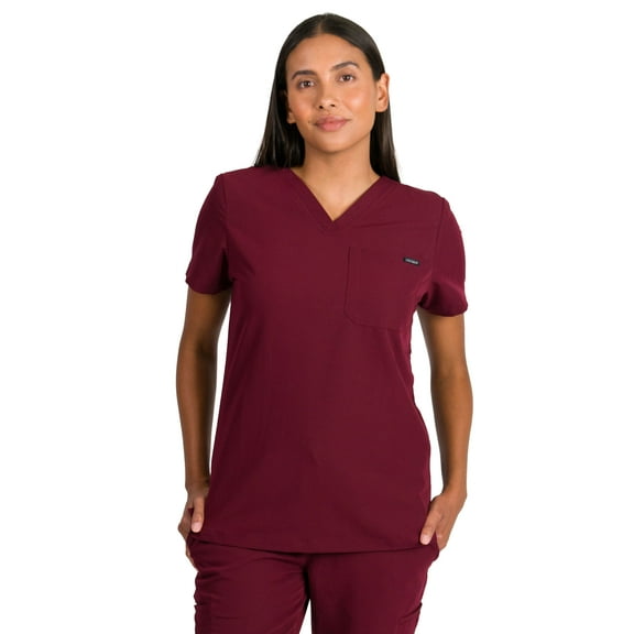 Medgear Camilla Women's Slim Scrubs Top with One Pocket
