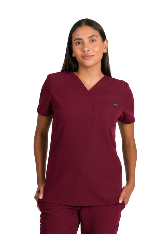 Camilla Women's Slim Scrubs Top with One Pocket