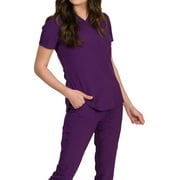 Medgear Fusion-Newport Scrubs Top for Women with 2 Chest Pockets