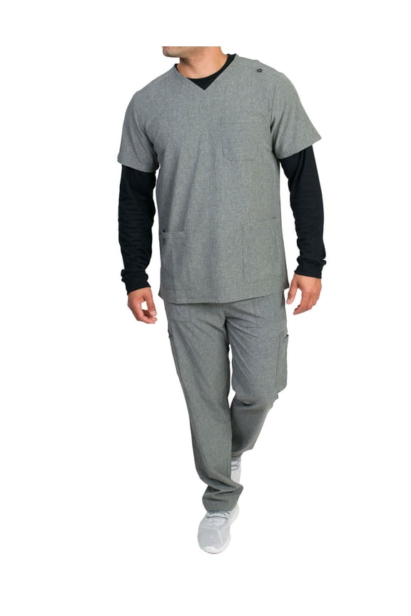 Orion Men's 4-Pocket Top Rib Knit Cuff Jogger Set