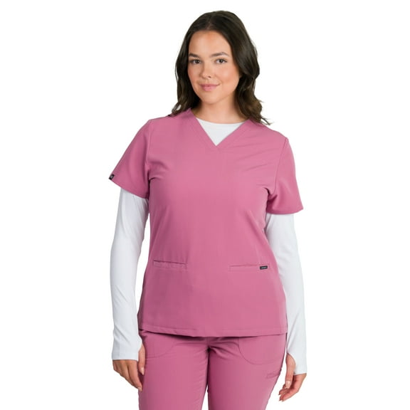Medgear Sofia Women's Slim Scrubs Top with 3 Pockets