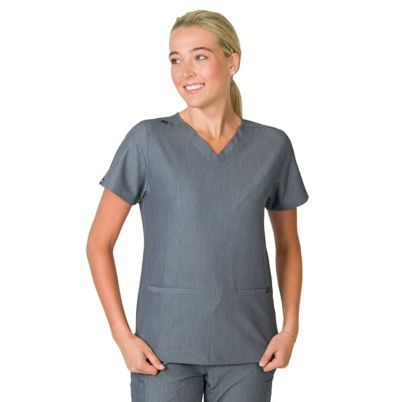 Medgear Sofia Women's Slim Scrubs Top with 3 Pockets