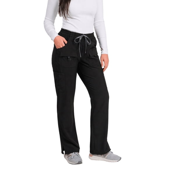 Women's 4-Way Stretch Utility 10 Pocket Scrub Pant